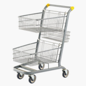 80L BASKET STYLE TROLLEY